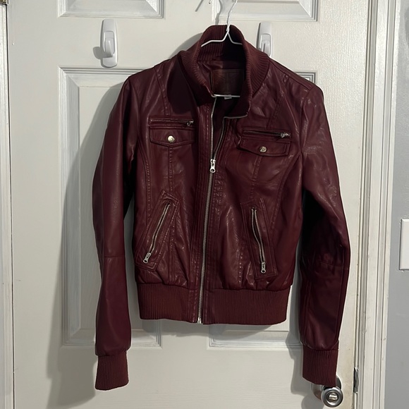 Faux leather bomber Jacket - Picture 1 of 1